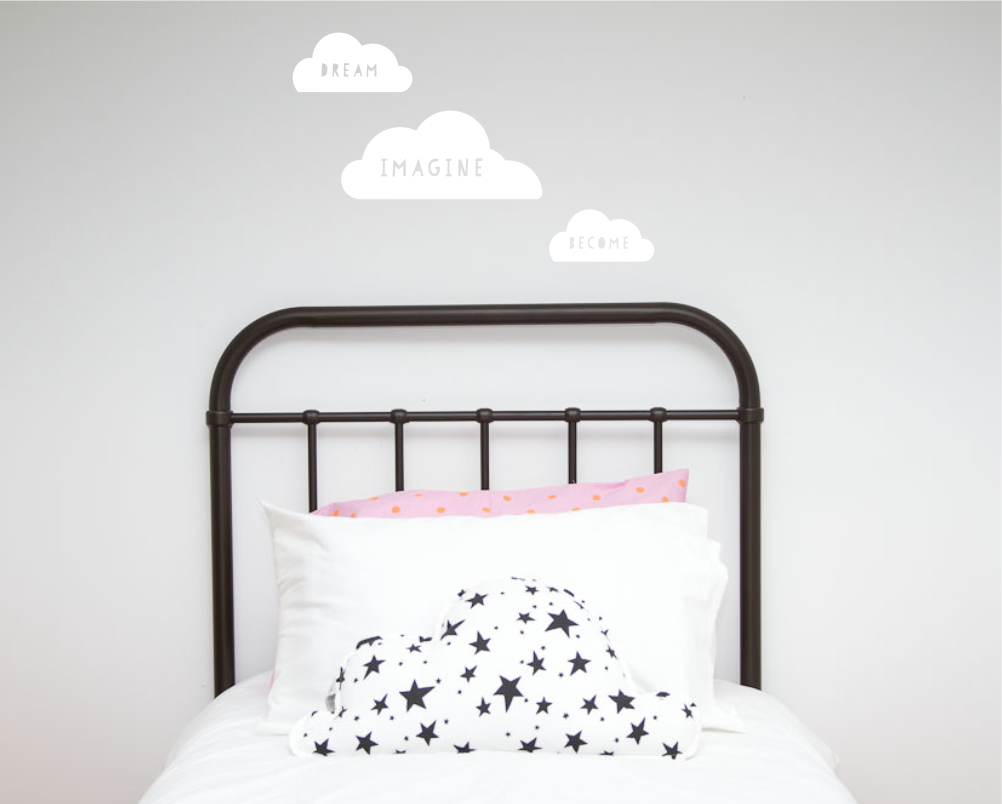 Dream, Imagine, Become Wall Decal