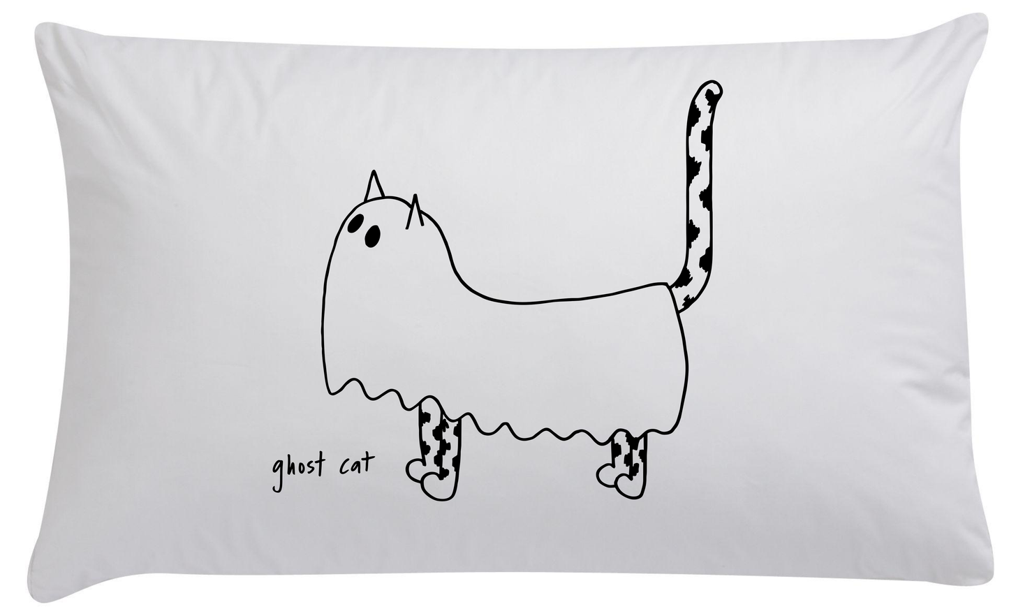 GhostCat Organic Pillowcase