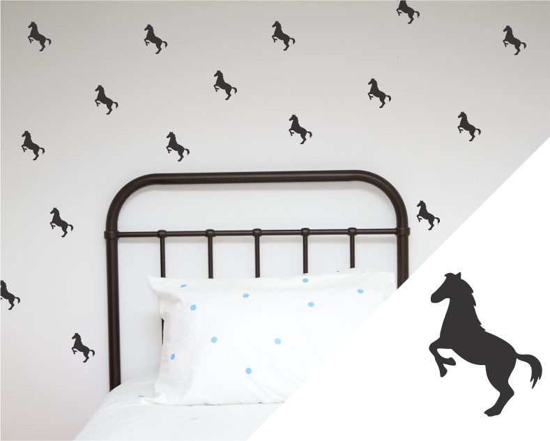 Horses Wall Stickers - Wall decals - 100 Percent Heart 