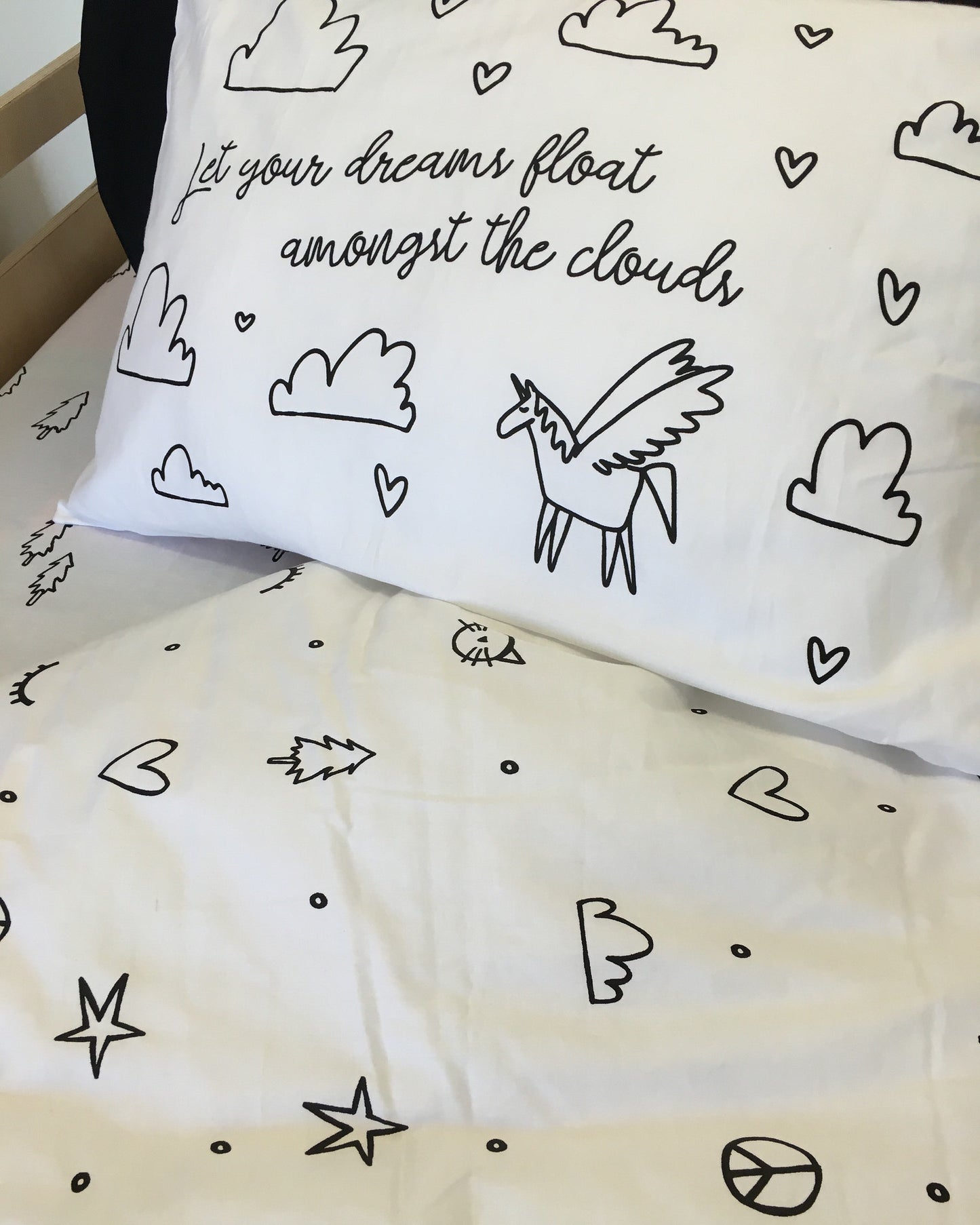 Unicorn Dreams Organic Pillowcase