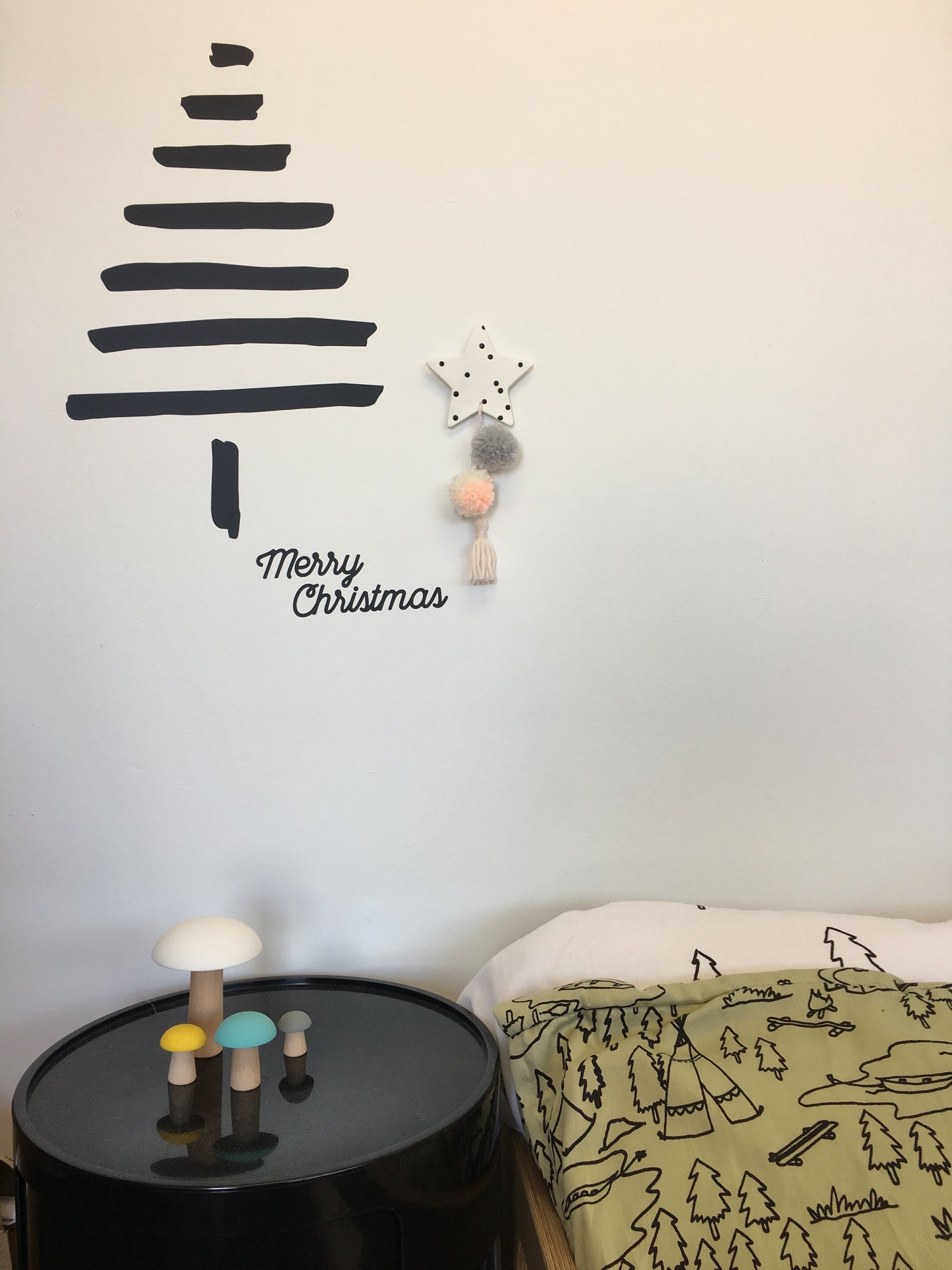 Mini Brushed Christmas Tree - A3
