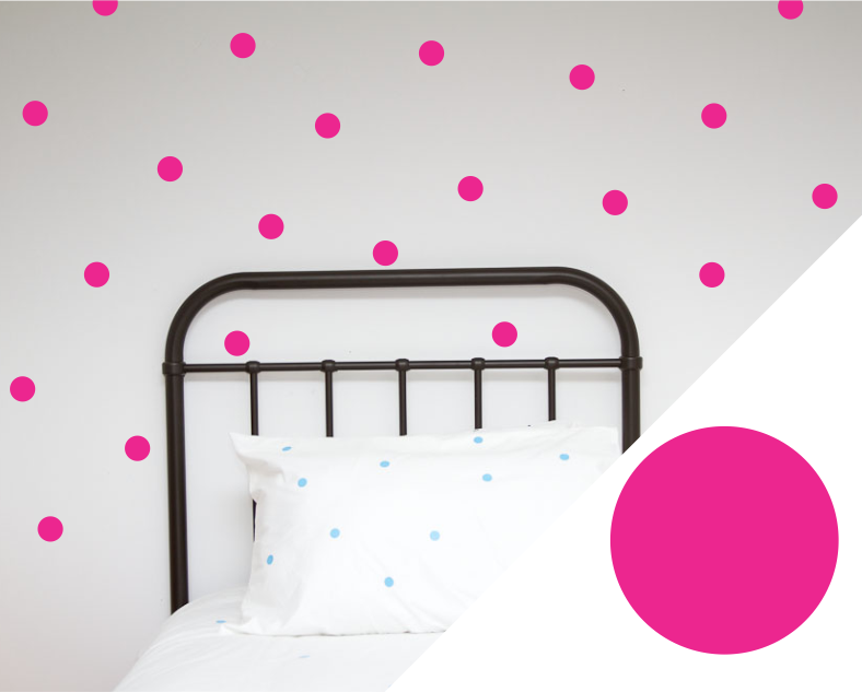 Polka Dot Wall Stickers - Large - Wall decals - 100 Percent Heart 