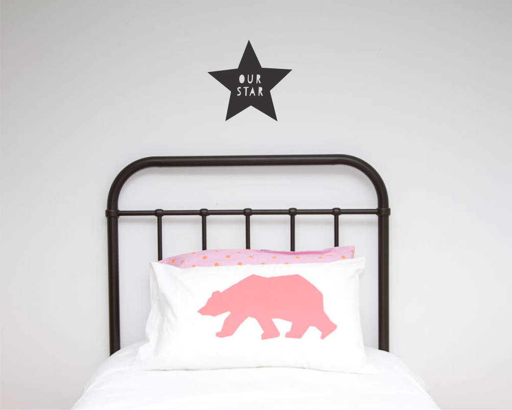 Our Star Wall Decal - Wall decals - 100 Percent Heart 