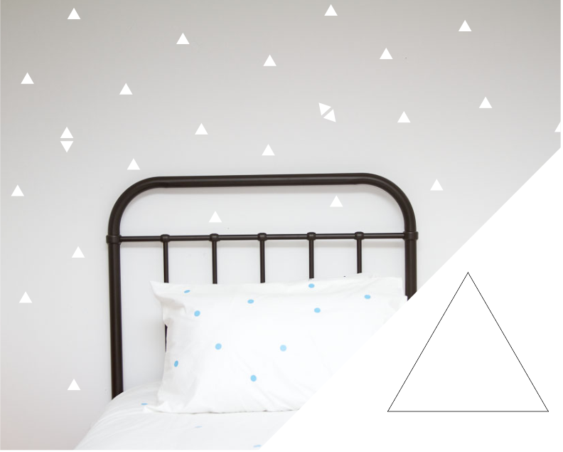 Triangle Wall Stickers - Small