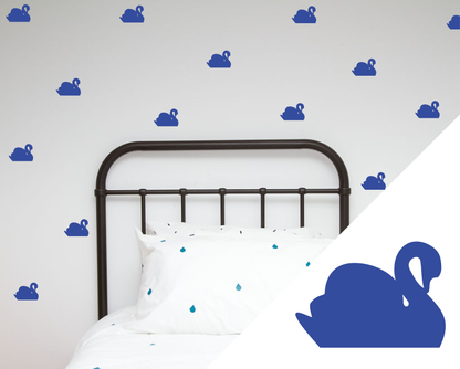 Swans Wall Stickers - Wall decals - 100 Percent Heart 